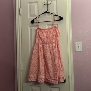 Free People Gabby Dress Pink/Red Cherry Combo